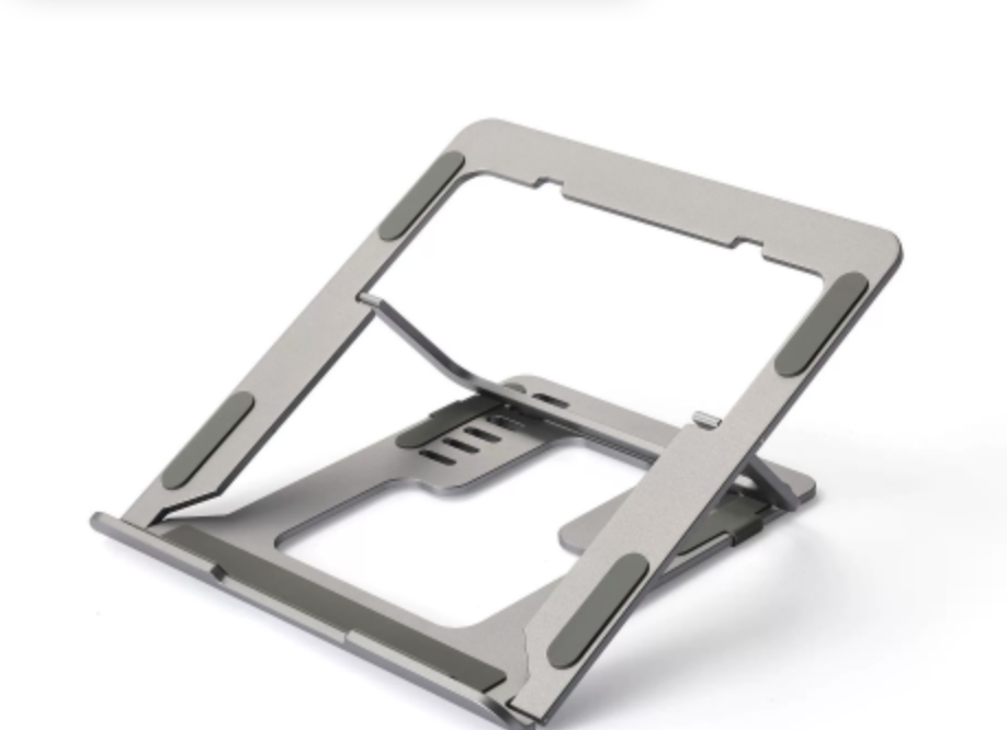 Laptop Stand with Adjustable Height and Cooling Feature