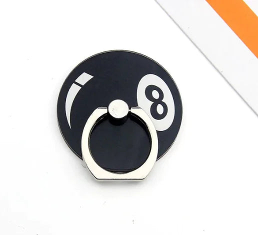 Metal Blue Basketball Finger Ring Phone Stand Holder