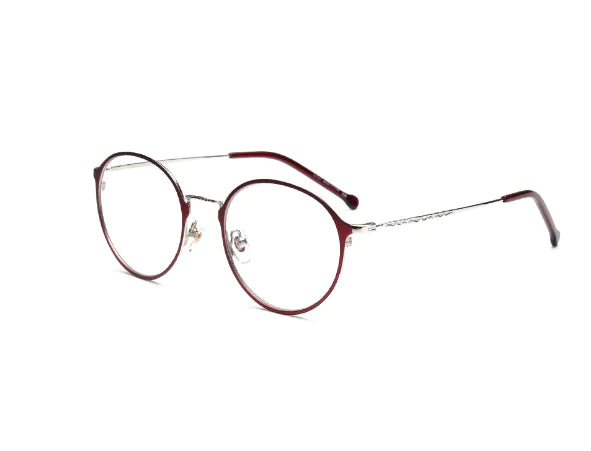 Retro Round Frame Alloy Anti-Blue Light Glasses (Unisex)